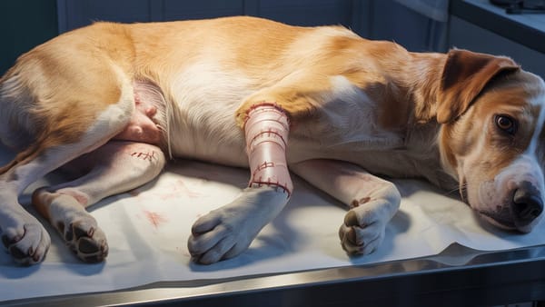 Hund humpelt 6 Monate nach Kreuzband-OP: Wann wird es besser?