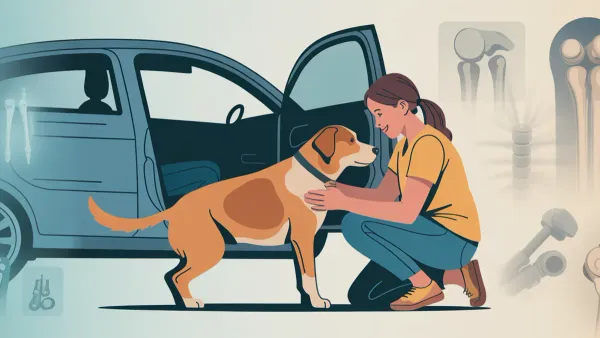 Mein Hund springt nicht mehr ins Auto – Gelenkproblem?